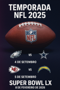 TEMPORADA NFL 2025: DO INÍCIO AO SUPER BOWL LX