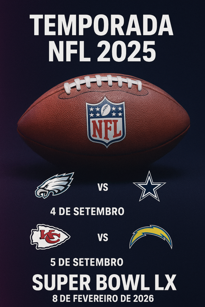 TEMPORADA NFL 2025: DO INÍCIO AO SUPER BOWL LX